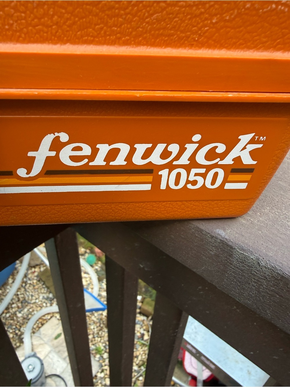 Vintage Fenwick Woodstream 1050 Tackle Box Orange, 2 Trays, 15 Comp - Picture 2 of 11